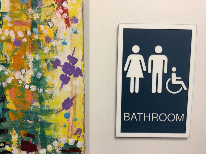 ADA Compliant Signs for Unisex Bathrooms