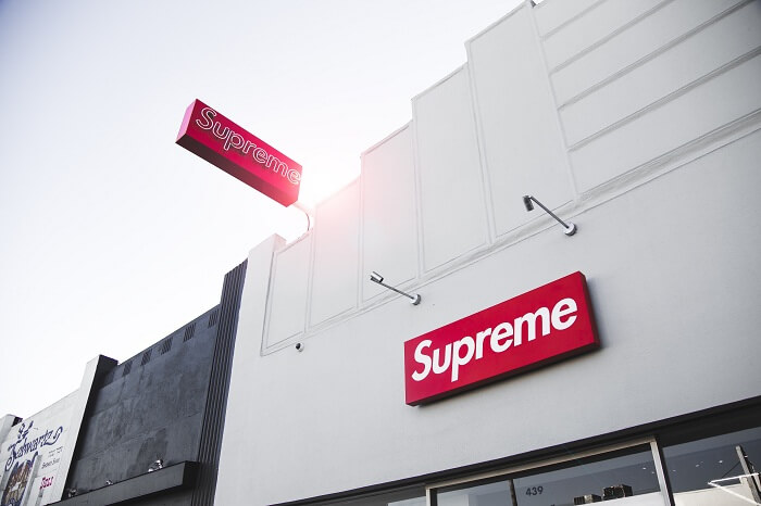 Custom Projecting Signs for Supreme