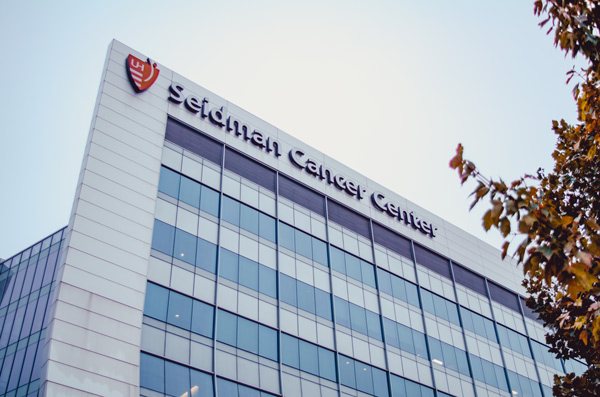 Building Sign for Seidman Cancer Center