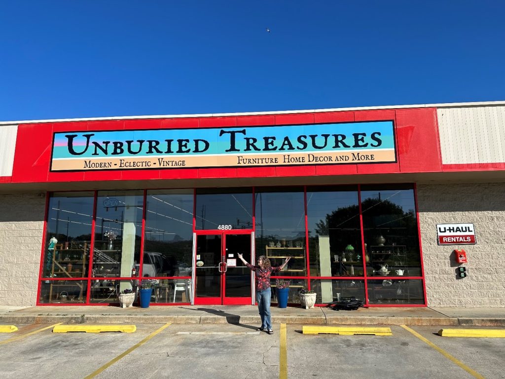 Custom Sign Services for Unburies Treasures in Wilmington